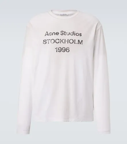 Camiseta de jersey con logo - Acne Studios - Modalova