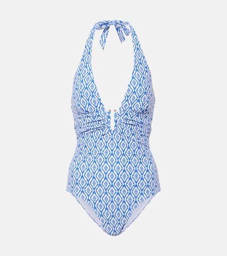 Sardinia printed halterneck swimsuit - Heidi Klein - Modalova