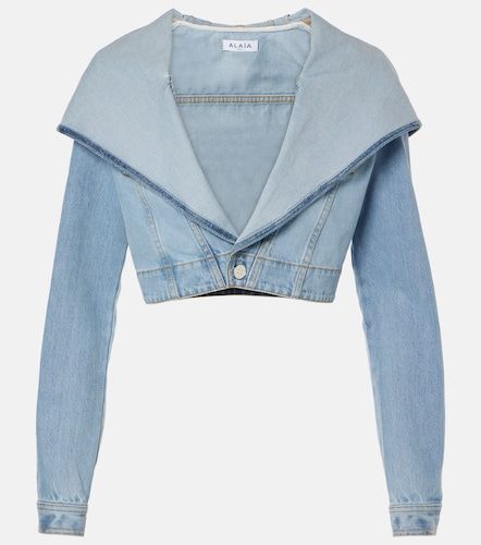 Alaïa Giacca di jeans cropped - Alaia - Modalova