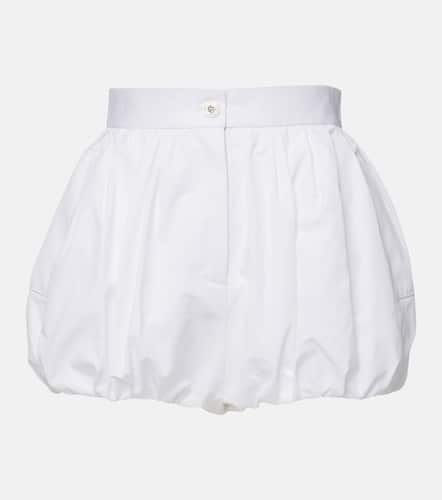 High-rise cotton poplin shorts - Dolce&Gabbana - Modalova