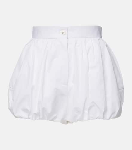 Shorts in popeline di cotone a vita alta - Dolce&Gabbana - Modalova