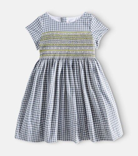 Vestido Duchesse de algodón estampado - Bonpoint - Modalova