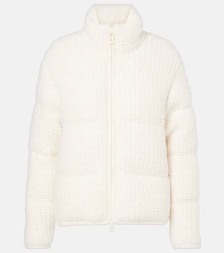 Wool and alpaca-blend down jacket - Moncler - Modalova