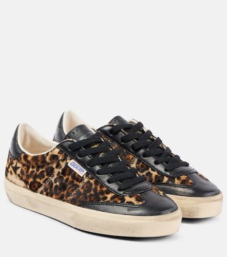 Soul Star leopard-print leather sneakers - Golden Goose - Modalova