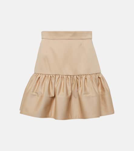 Ruffled cotton gabardine miniskirt - Patou - Modalova