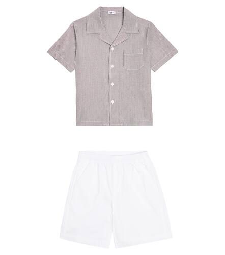 Cotton Bermuda shorts and shirt set - Il Gufo - Modalova