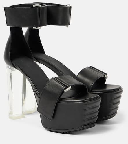 Rick Owens Leather platform sandals - Rick Owens - Modalova