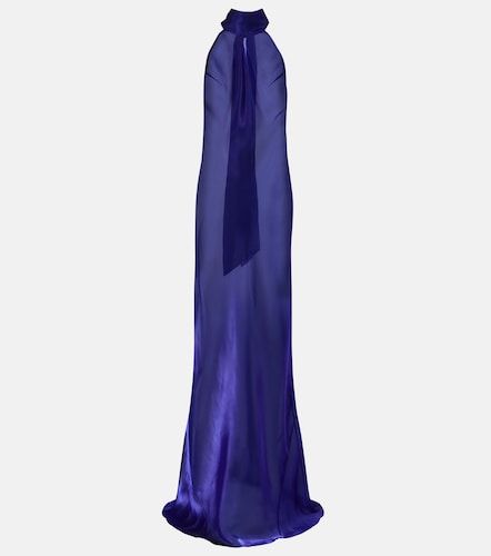 Abito lungo Sienna in organza semitrasparente - Galvan - Modalova