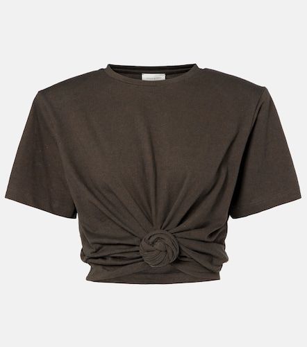Camiseta de algodón y seda fruncida - Magda Butrym - Modalova