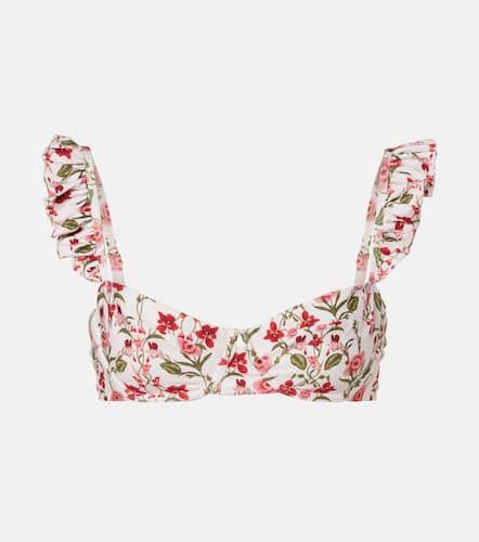 Kiwi floral bikini top - Agua by Agua Bendita - Modalova
