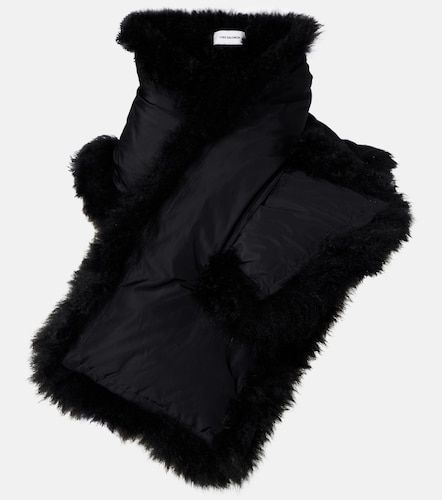 Bufanda de plumas reversible - Yves Salomon - Modalova