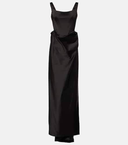 Camille draped crÃªpe satin bustier gown - Vivienne Westwood - Modalova