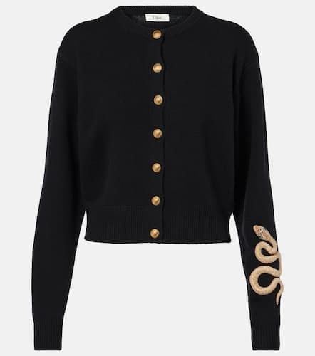 ChloÃ© Embroidered wool and cashmere cardigan - Chloe - Modalova