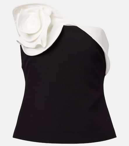 Ruffled strapless crÃªpe top - Roland Mouret - Modalova