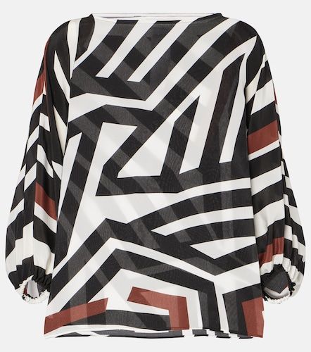 Max Mara Top Camino in seta a righe - Max Mara - Modalova