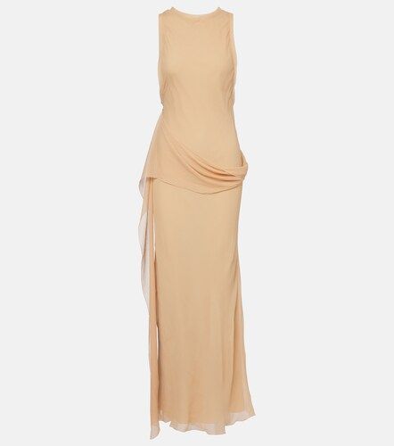 Abito lungo in seta - Victoria Beckham - Modalova