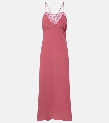 Chloé Abito sottoveste in seta con pizzo - Chloe - Modalova