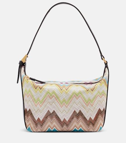 Borsa a spalla Soft a zig zag con pelle - Missoni - Modalova