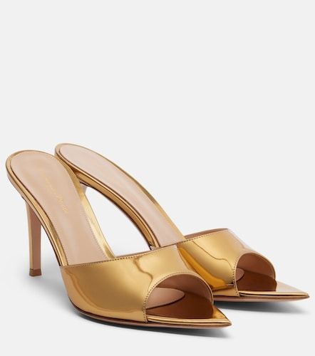 Elle metallic leather mules - Gianvito Rossi - Modalova
