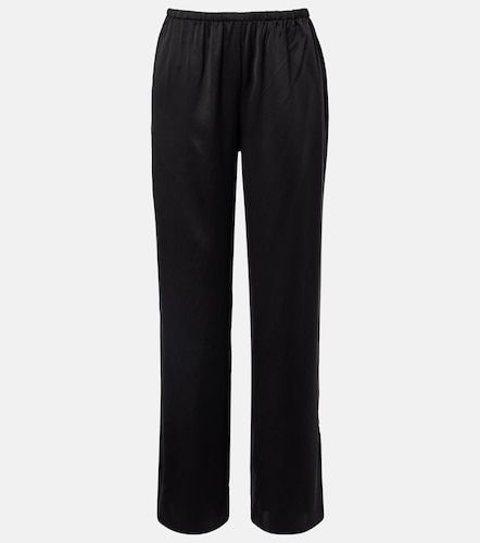 Pantalones anchos Loreto de charmeuse de seda - Asceno - Modalova