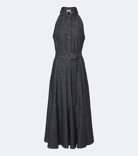 Abito polo di jeans - Brunello Cucinelli - Modalova