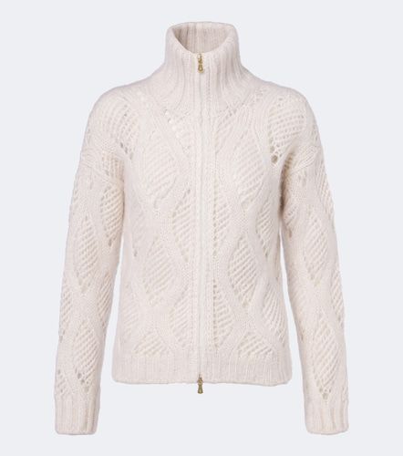 Cardigan in mohair e seta con zip - Eleventy - Modalova