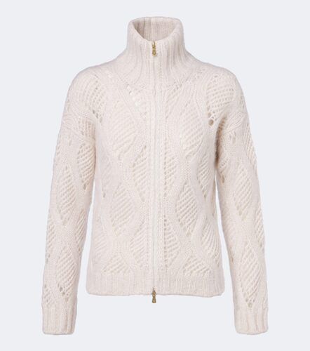 Mohair and silk zip-up cardigan - Eleventy - Modalova