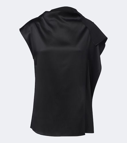 Sportmax Ruffled silk satin top - Sportmax - Modalova