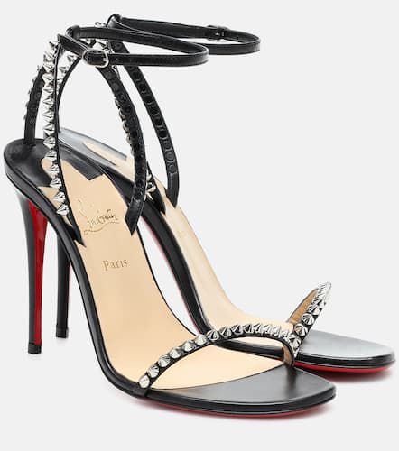 Sandali So Me 100 in pelle con borchie - Christian Louboutin - Modalova