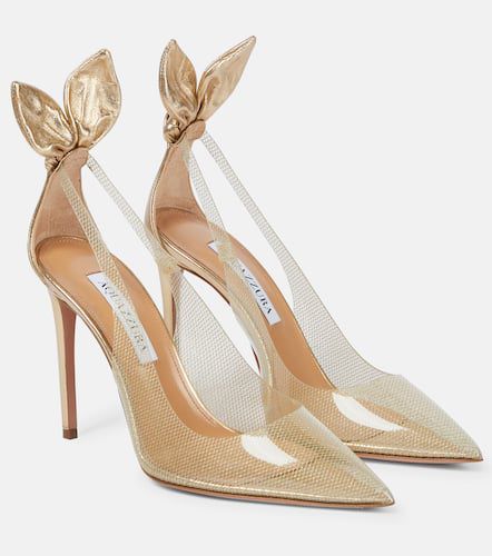 Aquazzura Bow Tie Plexi 105 pumps - Aquazzura - Modalova