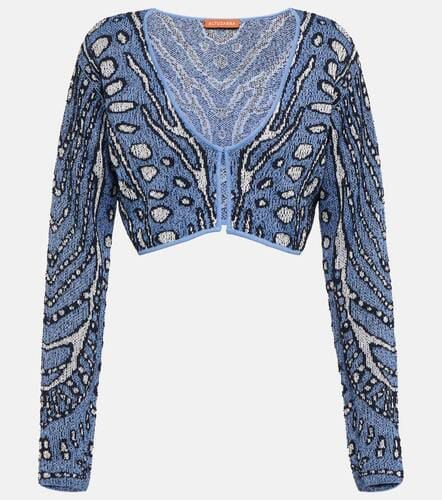 Damisi jacquard knit cropped cardigan - Altuzarra - Modalova