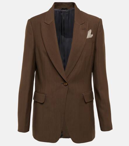 Straight-fit blazer - Brunello Cucinelli - Modalova