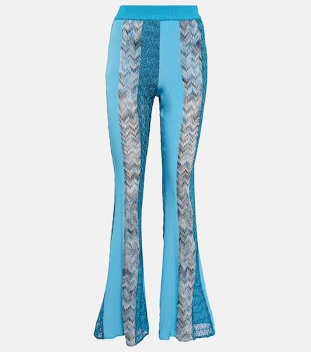 Pantalones patchwork de punto en zigzag - Missoni - Modalova