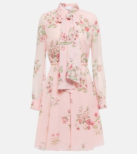 Floral silk georgette minidress - Giambattista Valli - Modalova