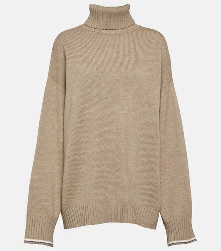 Wool, cashmere and silk sweater - Brunello Cucinelli - Modalova