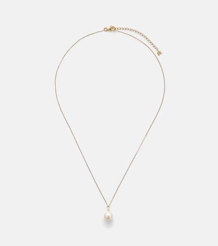 Dot 14kt necklace with diamond and pearl - Mateo - Modalova