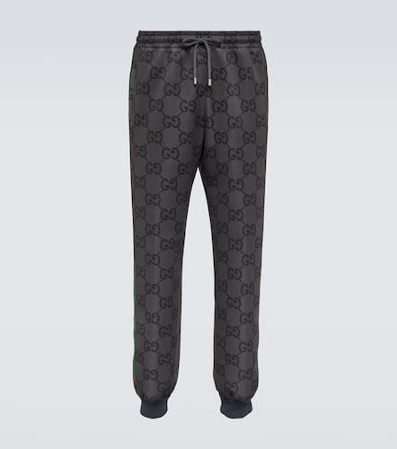 Pantalones deportivos con GG jumbo y Web - Gucci - Modalova