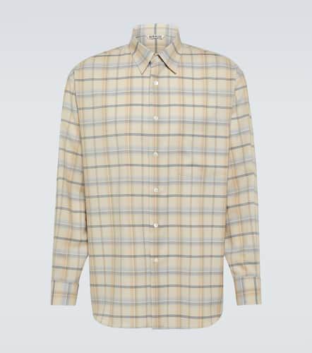 Auralee Checked wool shirt - Auralee - Modalova