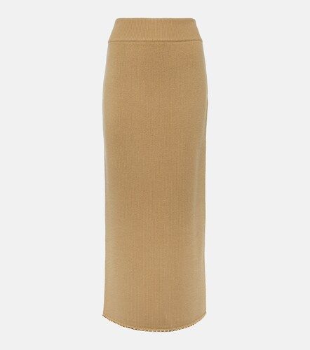 Gonna midi in misto lana e cashmere - Toteme - Modalova
