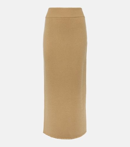 Gonna midi in misto lana e cashmere - Toteme - Modalova