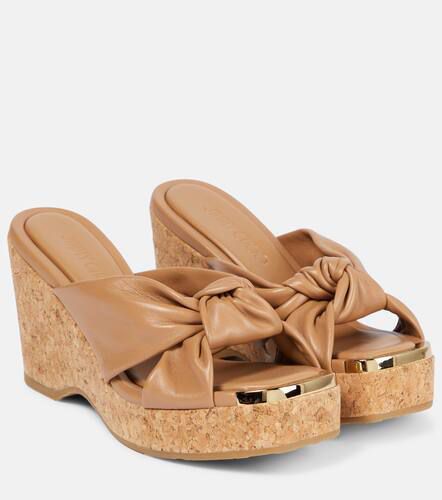 Avenue leather wedge sandals - Jimmy Choo - Modalova