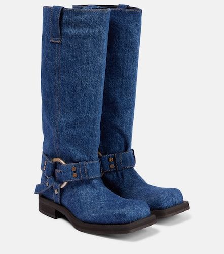 Balius denim knee-high boots - Acne Studios - Modalova