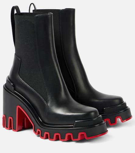 Marchacroche Duna 95 leather ankle boots - Christian Louboutin - Modalova