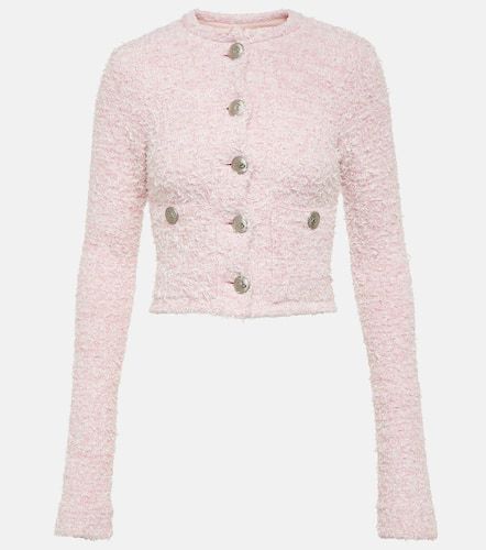 Cropped cotton-blend cardigan - Balenciaga - Modalova