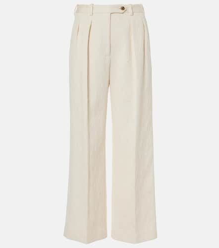 Bart quilted cotton-blend wide-leg pants - Loro Piana - Modalova