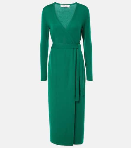 Astrid wool and cashmere wrap dress - Diane von Furstenberg - Modalova