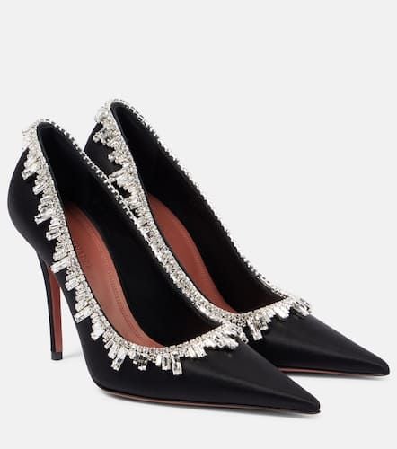 Begumissima 105 embellished satin pumps - Amina Muaddi - Modalova