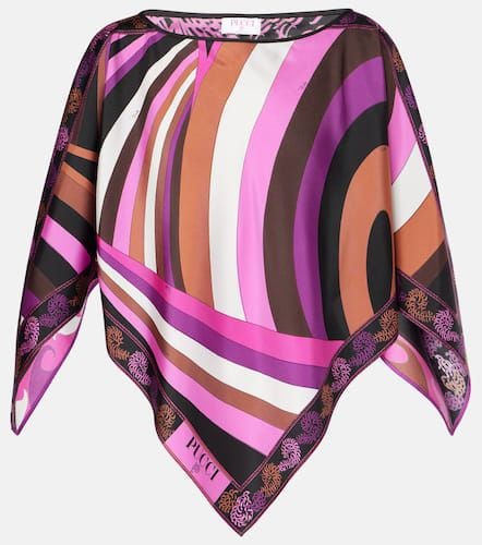 Pucci Iride printed silk twill top - Pucci - Modalova