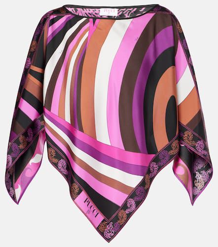 Pucci Top Iride in twill di seta - Pucci - Modalova