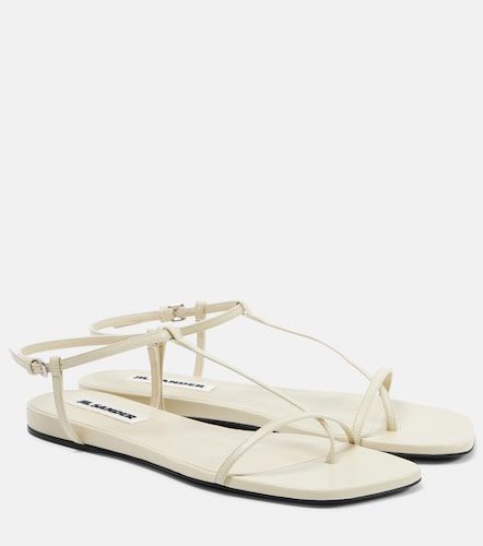 Sandali infradito in pelle - Jil Sander - Modalova